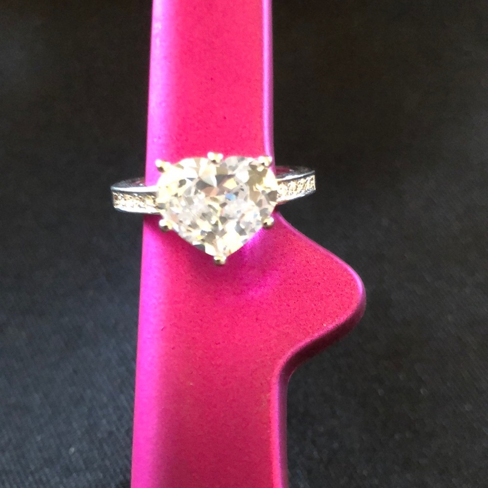Heart-Shaped Stone Ring